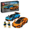 LEGO Speed Champions Lamborghini Revuelto y Huracán STO, Juego de construcción +10 años - 77238