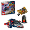 LEGO Disney Marvel Capitán América vs. Thanos, Juguete de construcción +4 años - 76319