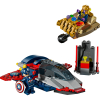 LEGO Disney Marvel Capitán América vs. Thanos, Juguete de construcción +4 años - 76319