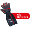 Guante Anti-Calórico Extralargo Protección Térmica 250 ºC Masso Talla Única