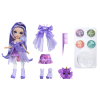 Rainbow High Brillos Arcoíris con Slime – Violet, púrpura 28 cm, Muñeca y accesorios +4 años