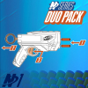 Nerf N Series Duo Pack, Lanzadores con 12 Dardos +8 años