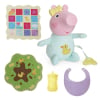 Peppa Pig Evie Gruñidos y Abrazos, Muñeca Interactiva +3 años