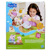 Peppa Pig Evie Gruñidos y Abrazos, Muñeca Interactiva +3 años