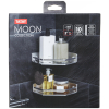 Cestillos Rinconeros de Aluminio TATAY Moon, 2 Alturas, 20x20x5,5 cm