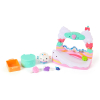 La Casa de Muñecas de Gabby La Película Delicias para el balcón de Cakey Cat, Muñecas miniatura +3 años