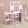 Smoby Cocina Loft Rosa Electrónica, Cocina de juguete +3 años