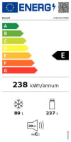 Frigorífico Combi Bosch KGN362WED No Frost, 186 cm, 326 L, 5 Cajones, Clase E, Blanco