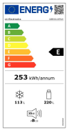 Frigorífico Combi LG GBBSJ10ESW No Frost, 186 cm, 333 L, 3 Cajones, Clase E, Blanco