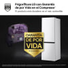 Frigorífico Combi LG GBBSJ10ESW No Frost, 186 cm, 333 L, 3 Cajones, Clase E, Blanco