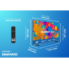 TV Daewo 65DM55QV 65" (165,1 cm), QLED, 4K UHD, 60Hz, HDR10, HLG, Dolby Vision, Smart TV, Dolby Audio