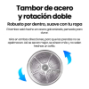 Secadora Bomba de Calor Infiniton, 7 kg, 16 programas, Clase E, Blanca, SD-BC7EWL
