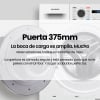 Secadora Bomba de Calor Infiniton, 7 kg, 16 programas, Clase E, Blanca, SD-BC7EWL