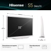 Smart TV QLED 32" (81,28 cm) Hisense 32S5Q, Full HD, 60 Hz, HDR10, HLG, Dolby MS12, DTS X