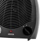 Calefactor Vertical Termico JOCCA 2843N, 2000 W, Negro