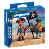 PLAYMOBIL Duo Pack Piratas, Juego de figuras +4 años - 72024