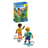 PLAYMOBIL Jugadores de fútbol, Juego de figuras +4 años - 72058