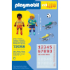 PLAYMOBIL Jugadores de fútbol, Juego de figuras +4 años - 72058