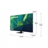 TV QLED 139,7 cm (55") Samsung QE55Q74AAT, 4K UHD, Smart TV