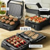 Grill Moulinex GI5108F0, 2000 W - Negro