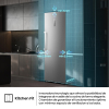 Frigorífico Una puerta Hisense RL3K370SAIE1 No Frost, 185,6 cm, 372 L, 2 Cajones, Clase E, Inox