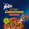 Gelatina selección de carnes para gatos Felix Sensations Purina 4 sobres