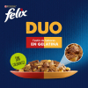 Comida húmeda en gelatina festín de sabores para gatos Purina Felix Duo 4x85 g