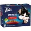Gelatina selección de carnes para gatos Felix Fantastic Purina 12x85 g