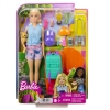 Barbie Surtido de Camping Muñeca con Accesorios de Juguete +3 Años