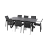Mesa de Jardín Extensible Lamas, Axiome - Gris