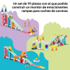 LEGO Duplo Rampas Creativas 3 en 1 con Vehículos, Juguete de construcción +3 años - 10478