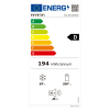 Frigorífico Combi Infiniton FGC852C85WDK No Frost, 186 cm, 304 L, 5 Cajones, Clase D, Blanco
