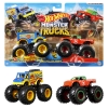 Hot Wheels Monster Trucks Pack 2 Coches de Juguete +3 Años