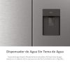 Frigorífico Combi Haier HFW7720EWMP, No Frost, Dispensador de Agua, 200 cm, 477 L, 4 Cajones, Wifi, Eficiencia E - Inox