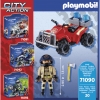 PLAYMOBIL - City Action Bomberos speed quad +4 años