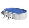 Piscina Acero Blanca con Filtro de Arena y Escalera 500 x 300 x 132cm