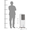 Climatizador y Purificador Evaporativo Hjm Symphony Diet 22 L