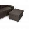 Sofa Chaise Longue Reversible Ecologico Tanuk Snotra 4 Plazas Marron