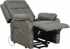 Sillón Relax Reclinable Levantapersonas Ny Imperial Relax Color Gris