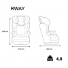 Silla Elevadora Para Bebé  Rway Grupo 2/3 (15-36kg) - Con Proteccion Lateral -disney Cars