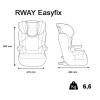 Silla Elevadora Para Bebé  Rway Easyfix Grupo 2/3 (15-36kg) - Con Proteccion Lateral -disney Minnie