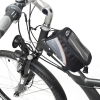 Bolsas De Cuadro De Bicicleta Para Smartphones - 18 X 8,5 X 8,5 Cm, Negro/gris/rojo