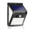 Foco Solar Exterior 222 Led Con Sensor De Movimiento,luces Led Solares Exteriores 270° Iluminación,impermeable Lampara Solar Para Garaje, Patio, Jardin- 4 Modos De Iluminacion
