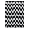 Alfombra Sketch - F561 Crema/negro - Zigzag 280x370 Cm