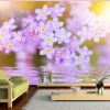 Papel Pintado 3d -   Violet Petals In Bloom (250x175 Cm)