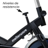 Mellerware - Bicicleta Estatica Ciclo Indoor Loopy! Path | Disco Inercia 22kg | Resistencia Regulable | Pulsometro Sillín Y Manillar Ajustable | Spinning Profesional | Lcd