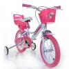 Bicicleta De Niños Unicorn Rosa 16" Dino Bikes