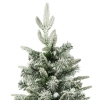 Árbol De Navidad Flocado Abeto Artificial Nevado - 120cm 315tips C/diámetro 70 Cm