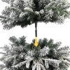 Árbol De Navidad Flocado Abeto Artificial Nevado - 120cm 315tips C/diámetro 70 Cm