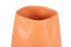 Florero Ceramica Naranja Mate 19x19x36 Cm